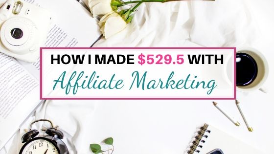 My first blogging income report